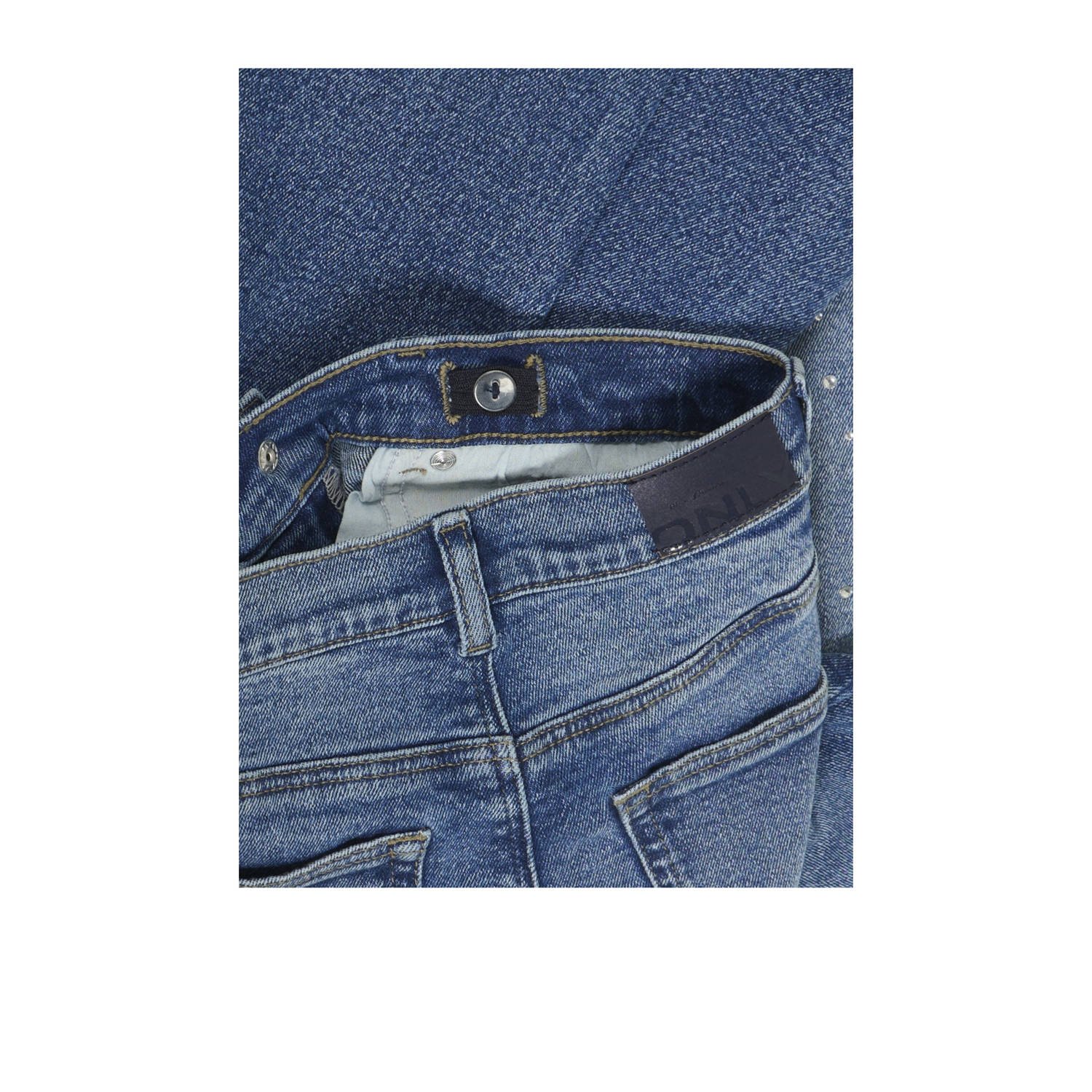 ONLY KIDS GIRL wide leg jeans medium blue denim