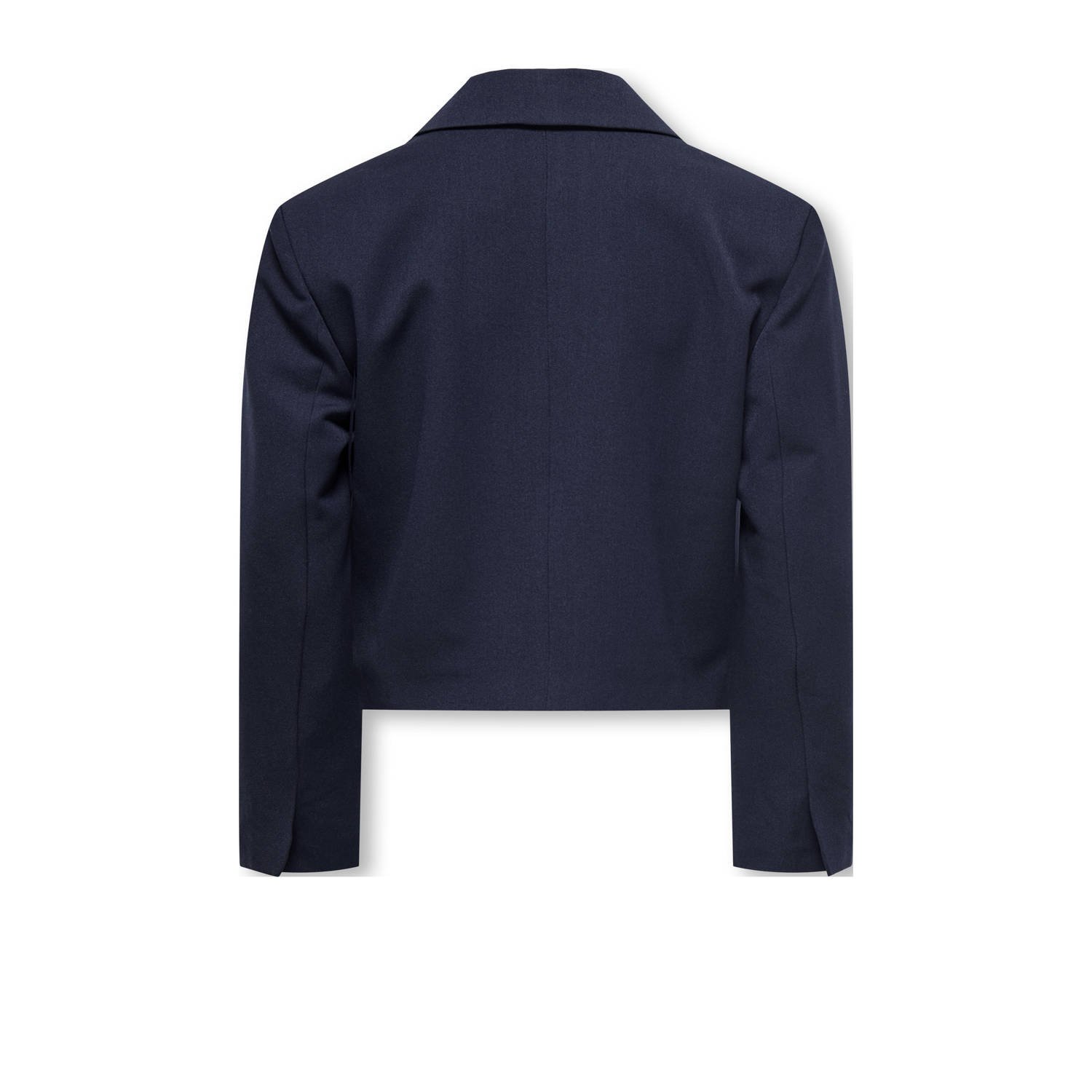 ONLY KIDS GIRL cropped blazer donkerblauw