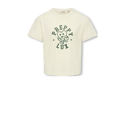 KIDS ONLY GIRL T-shirt ecru afbeelding