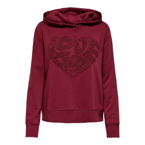 KIDS ONLY GIRL hoodie donkerrood afbeelding