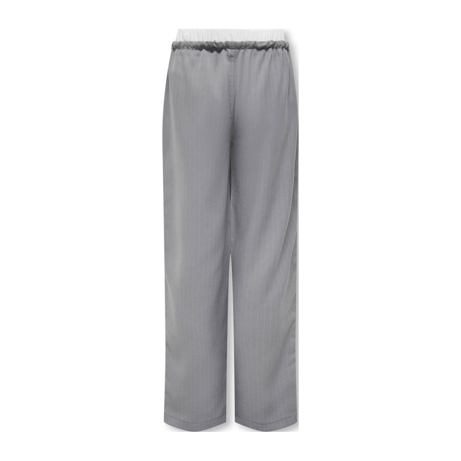ONLY KIDS GIRL casual broek grijs melange