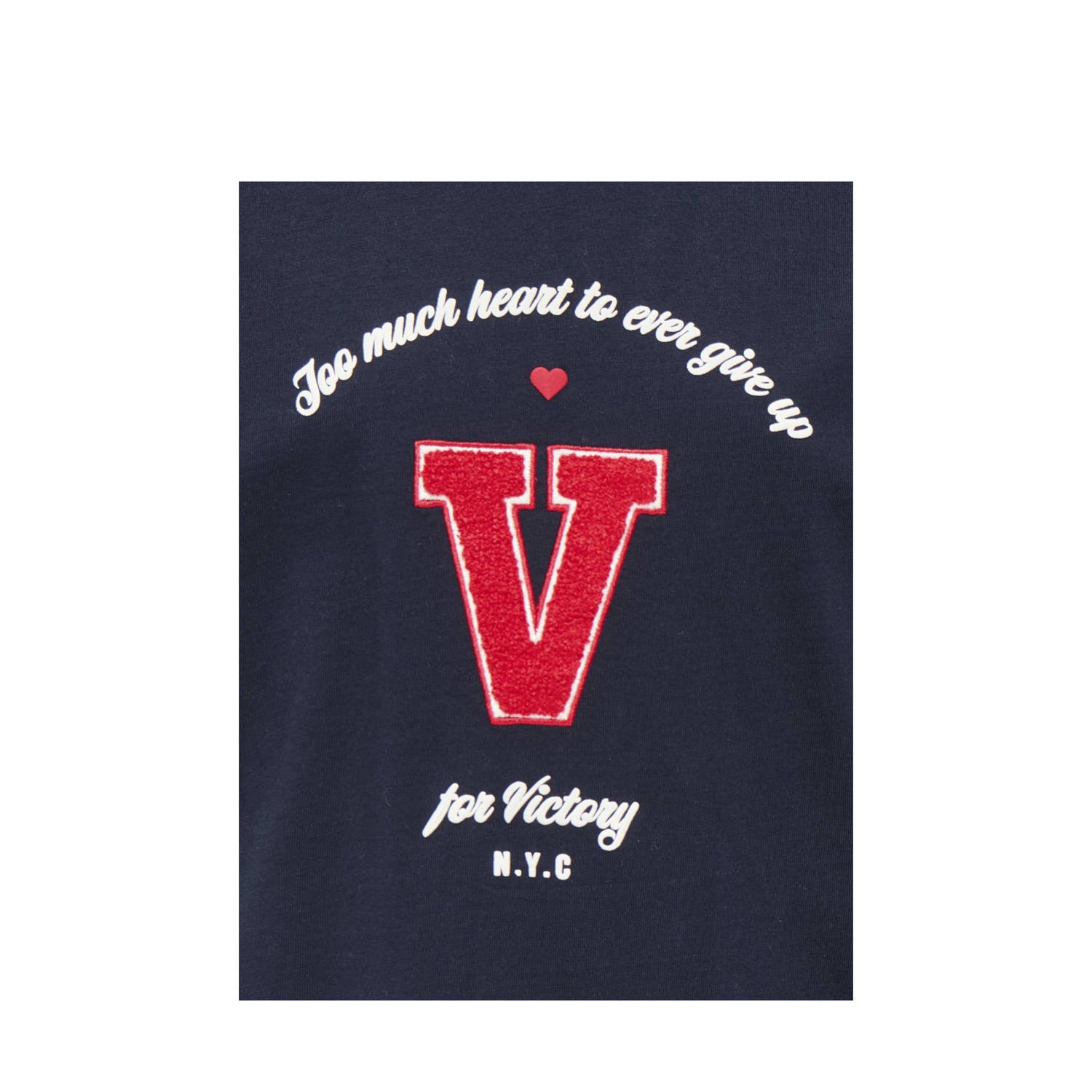 ONLY KIDS GIRL T-shirt donkerblauw