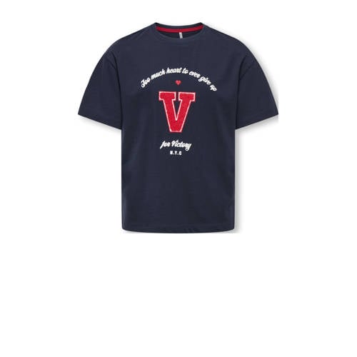 KIDS ONLY GIRL T-shirt donkerblauw afbeelding