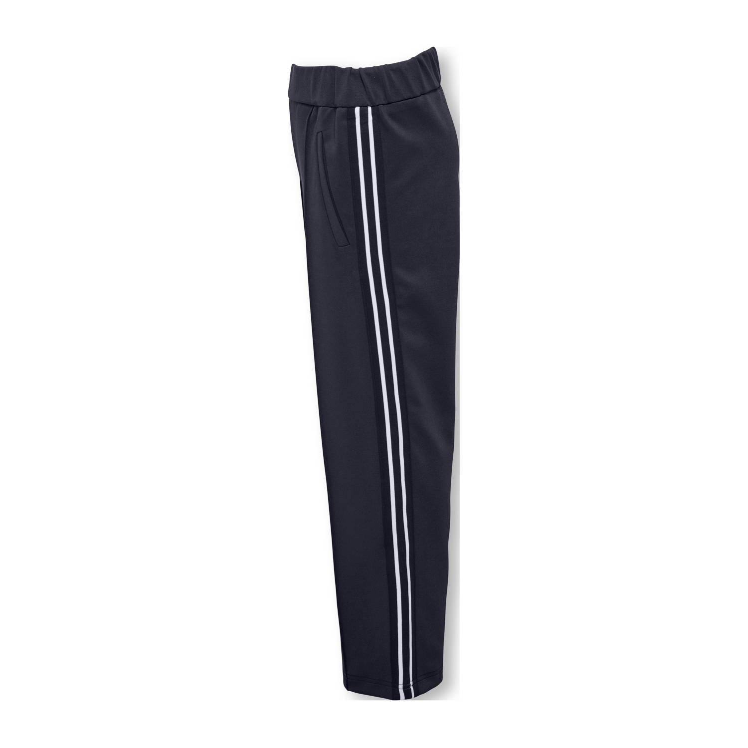 ONLY KIDS GIRL wide leg casual broek donkerblauw