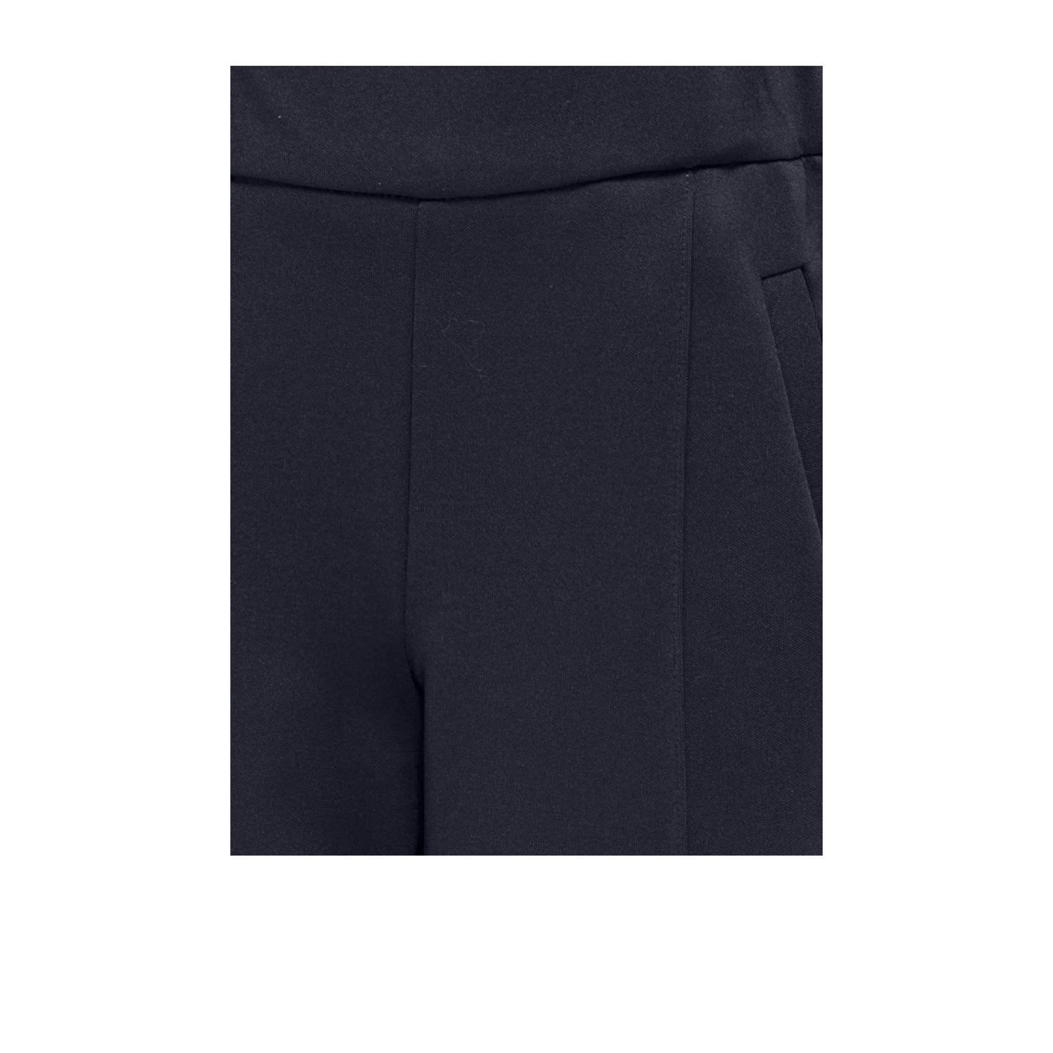 ONLY KIDS GIRL wide leg casual broek donkerblauw