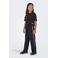 KIDS ONLY GIRL wide leg casual broek donkerblauw