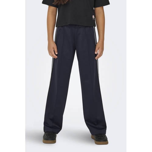 KIDS ONLY GIRL wide leg casual broek donkerblauw afbeelding