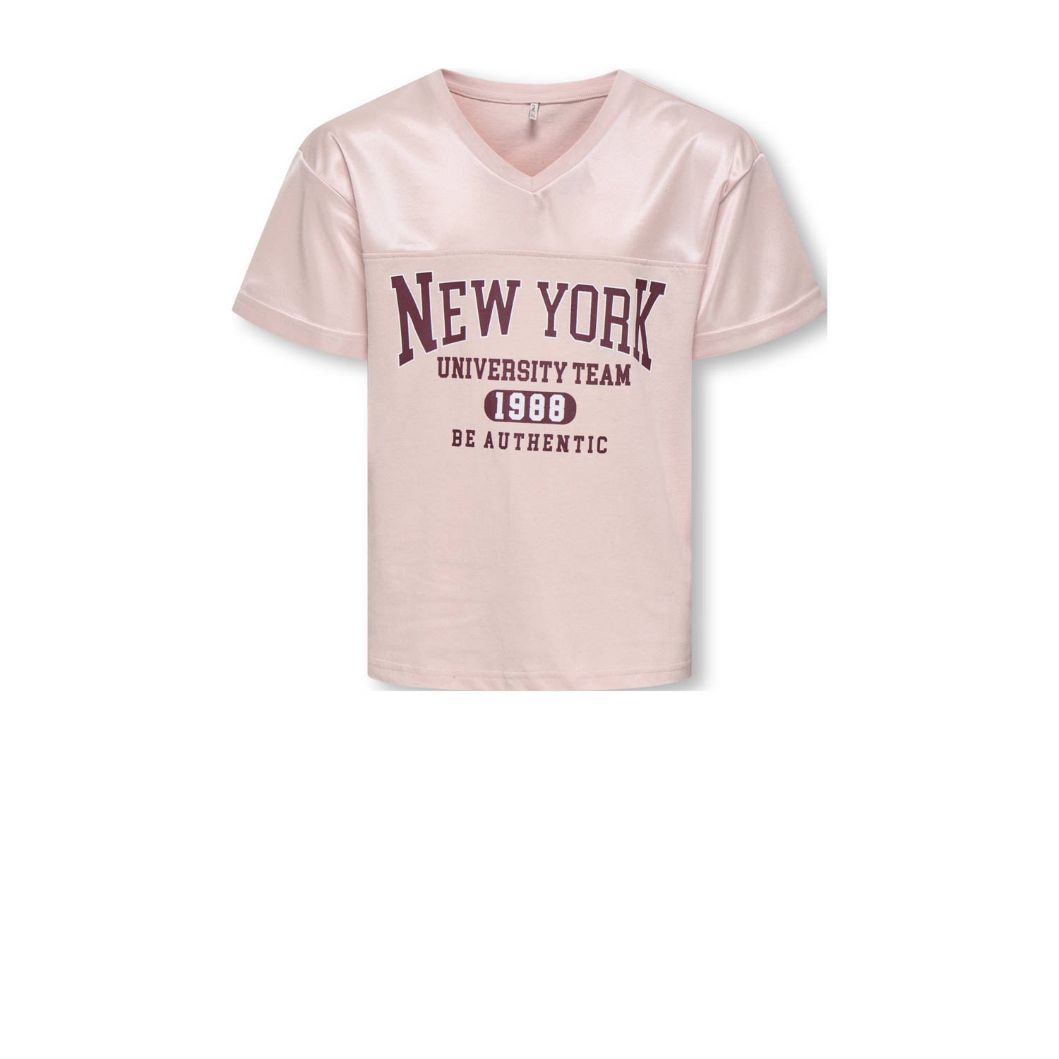 ONLY KIDS GIRL T-shirt lichtroze