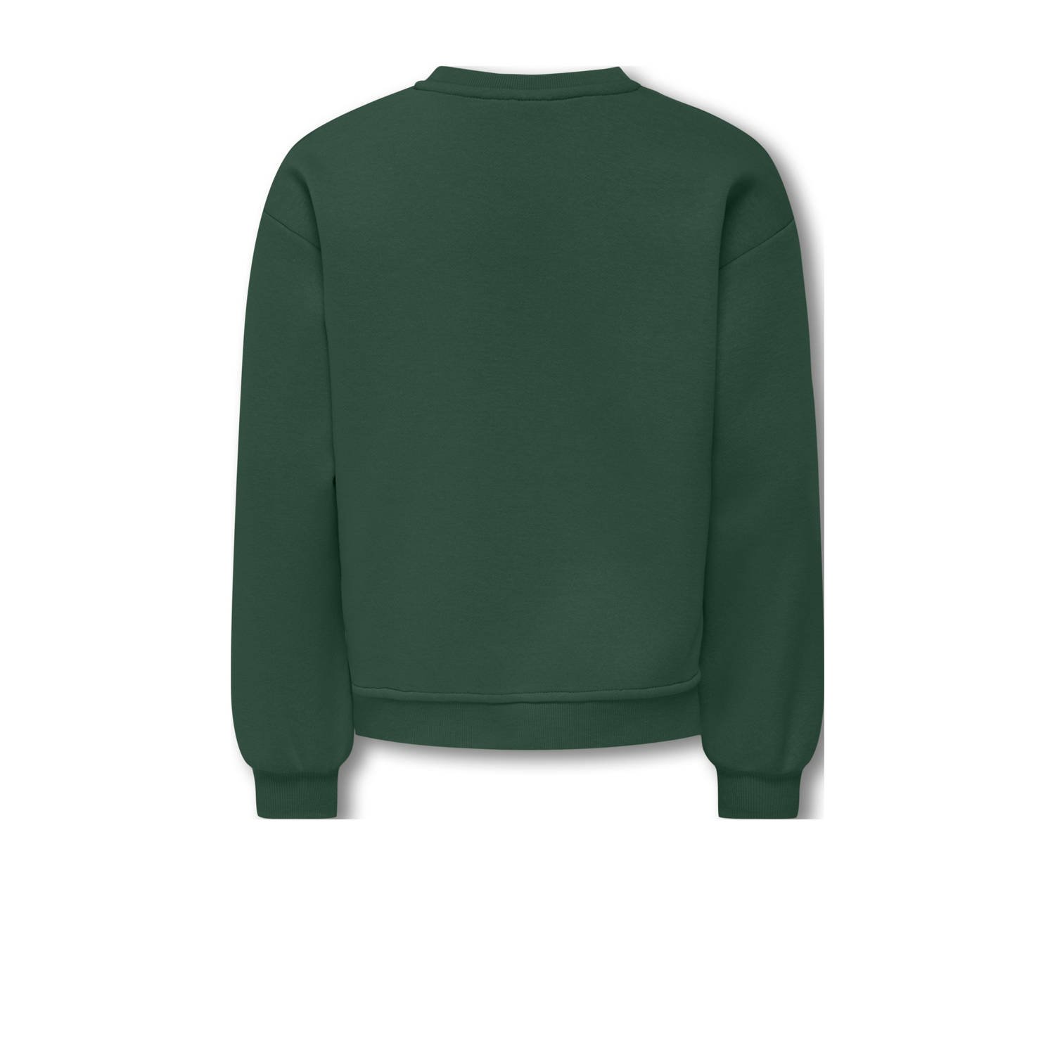 ONLY KIDS GIRL sweater donkergroen