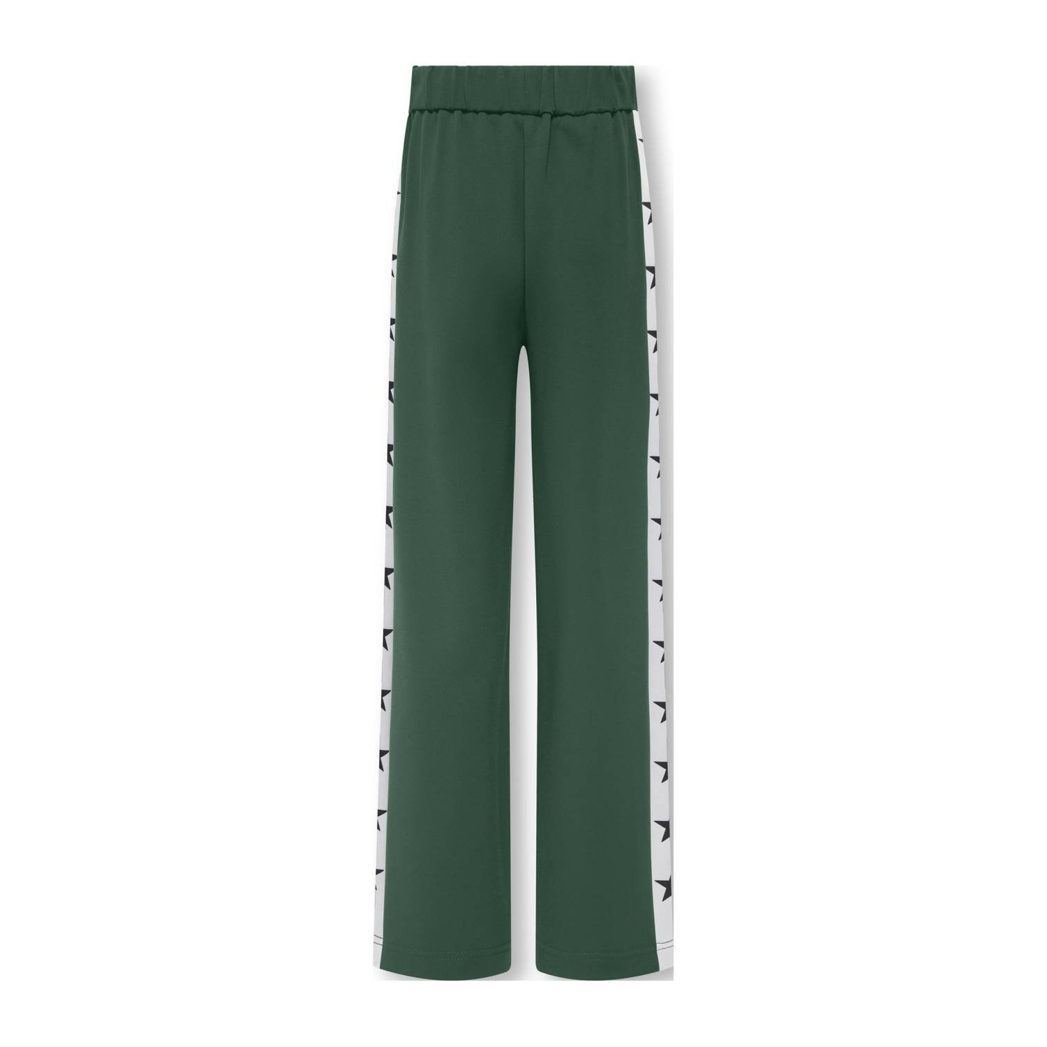 ONLY KIDS GIRL loose casual broek donkergroen