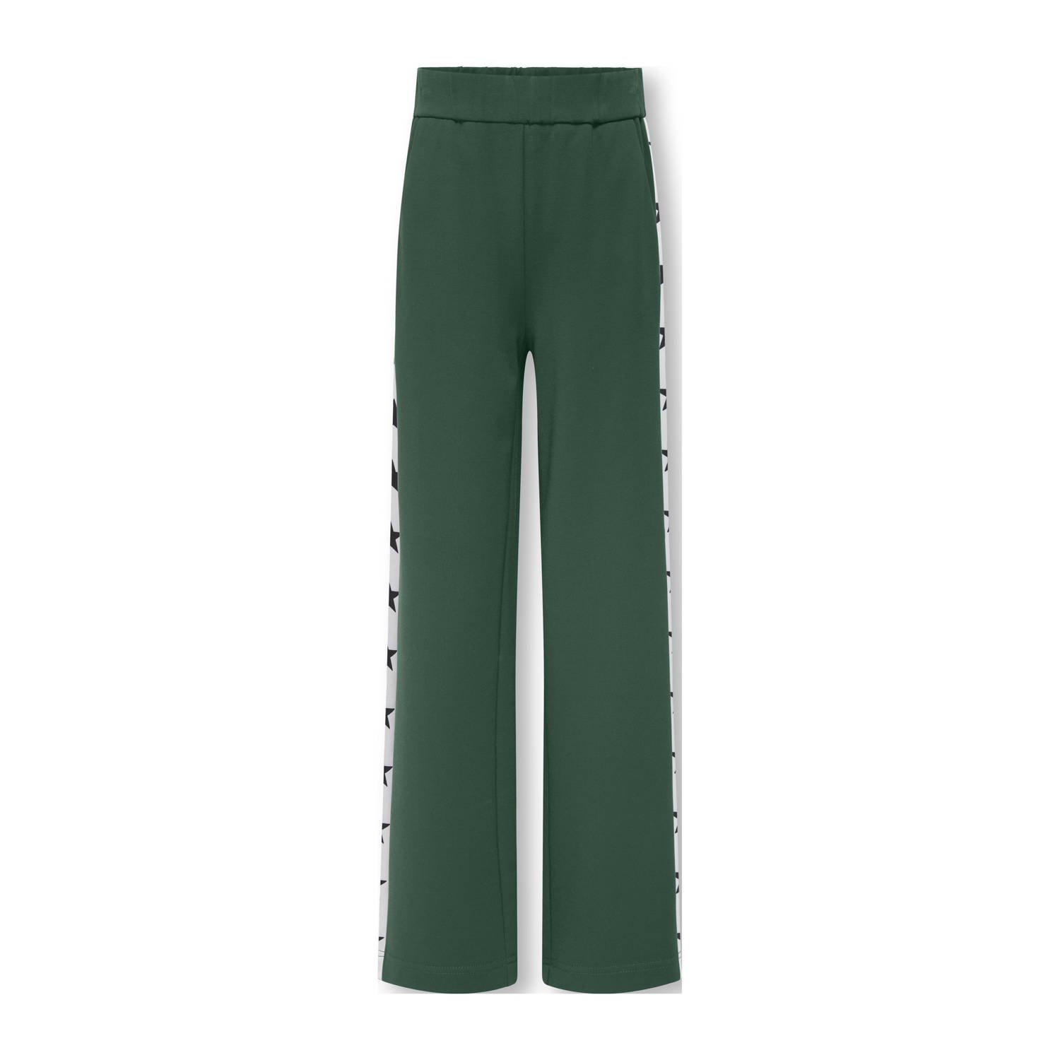 ONLY KIDS GIRL loose casual broek donkergroen