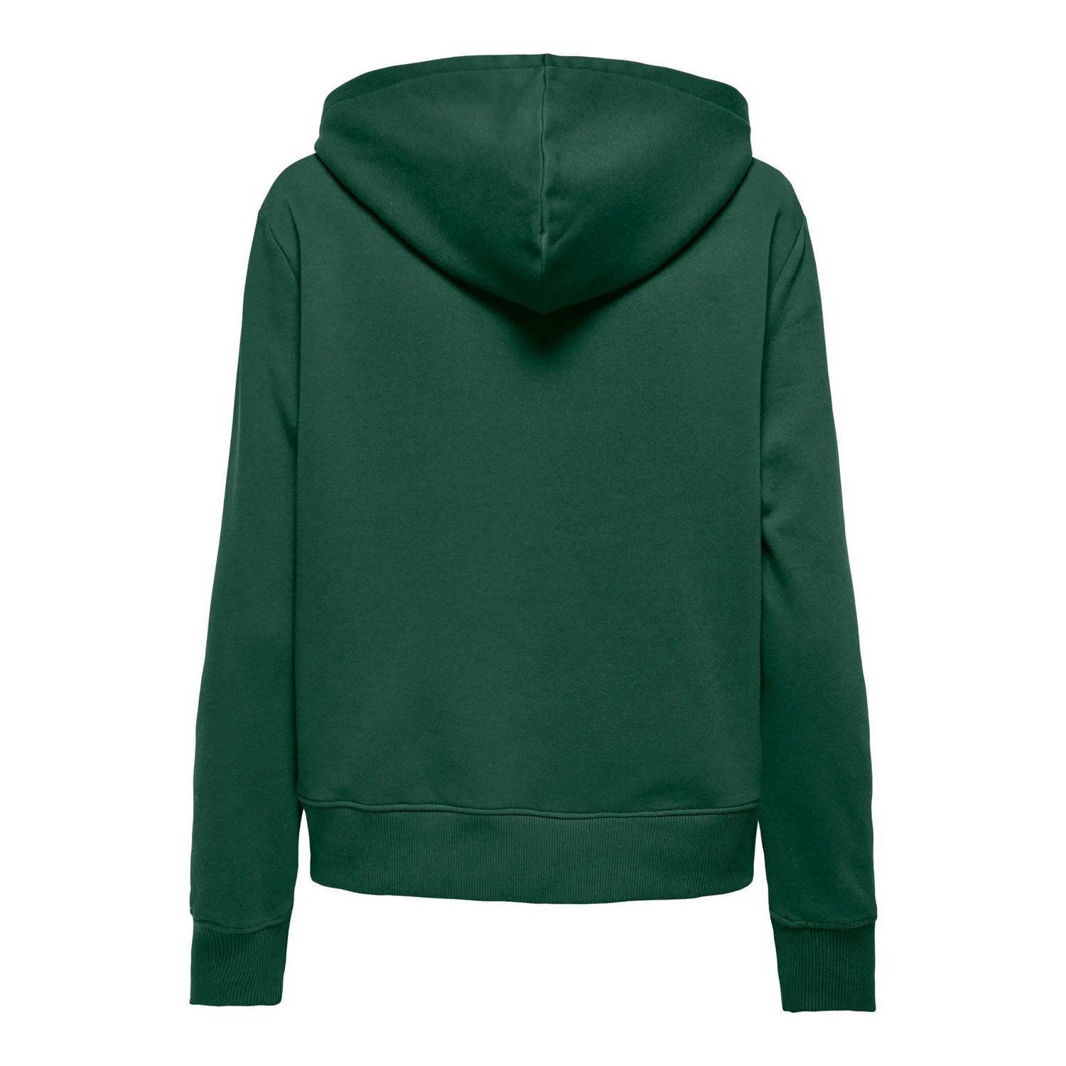 ONLY KIDS GIRL hoodie donkergroen