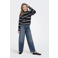 KIDS ONLY GIRL high waist barrel jeans dark blue denim