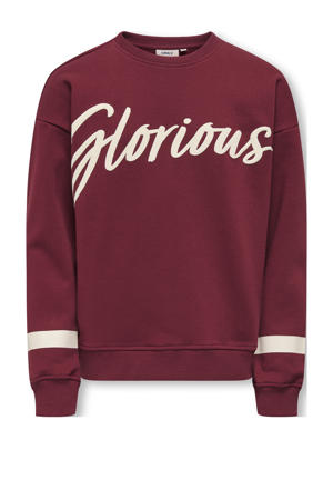 sweater donkerrood