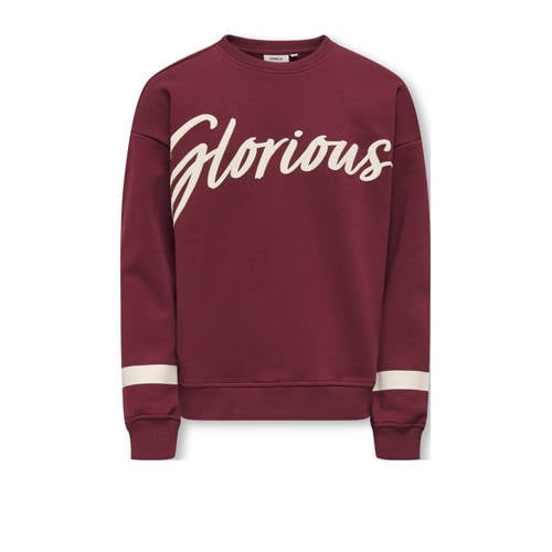 KIDS ONLY GIRL sweater donkerrood afbeelding
