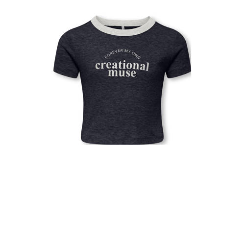 KIDS ONLY GIRL T-shirt donkerblauw afbeelding