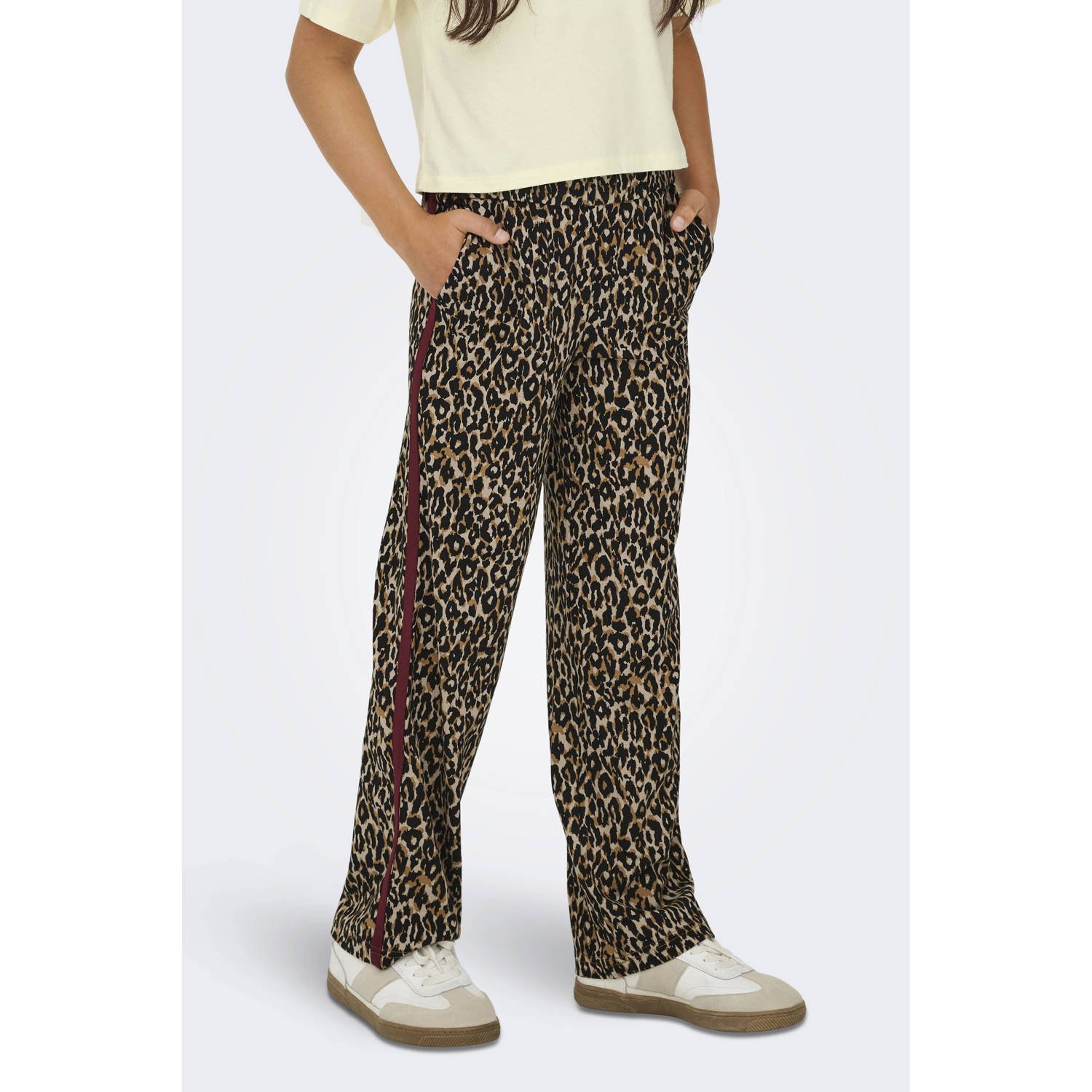 ONLY KIDS GIRL loose casual broek bruin