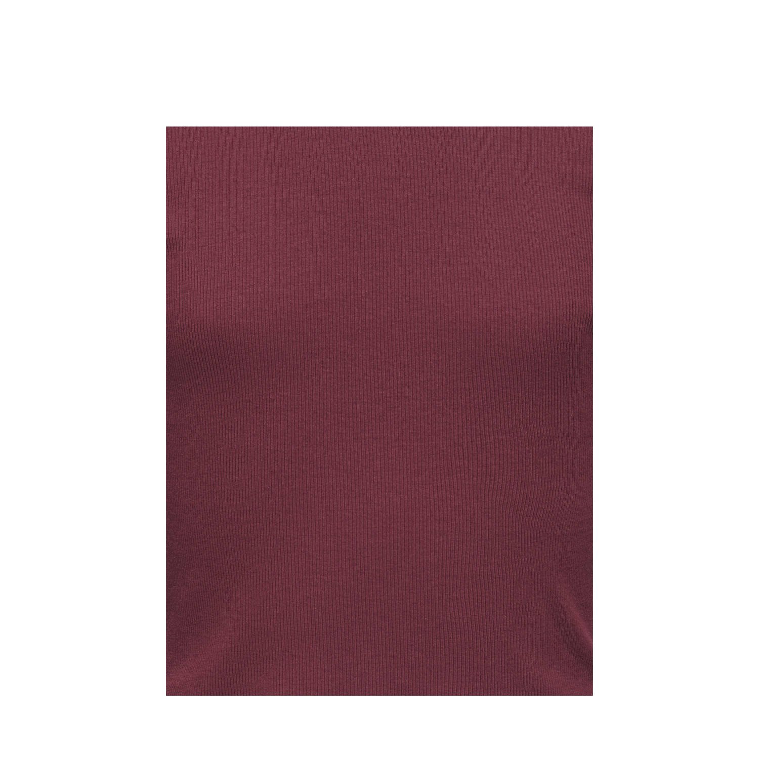ONLY KIDS GIRL longsleeve donkerrood