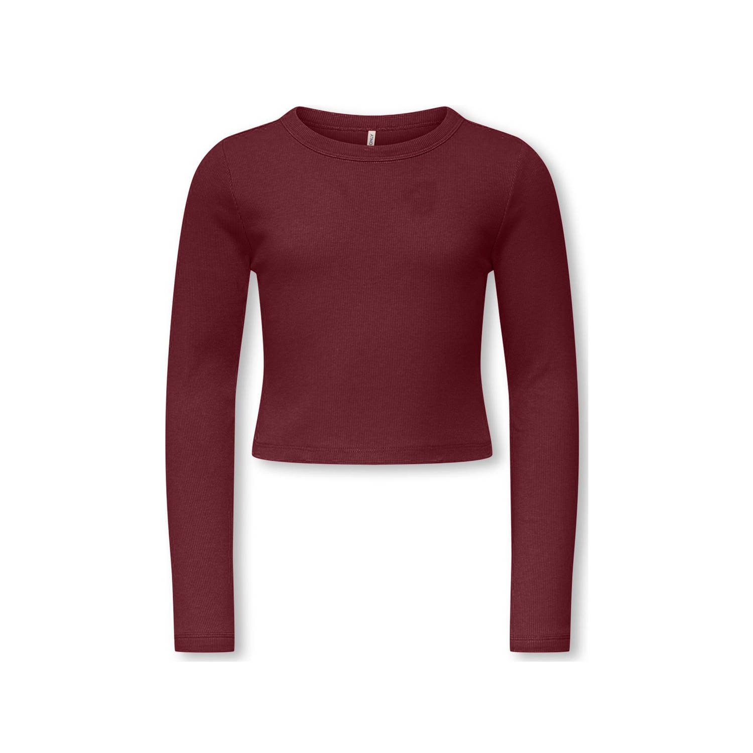 ONLY KIDS GIRL longsleeve donkerrood