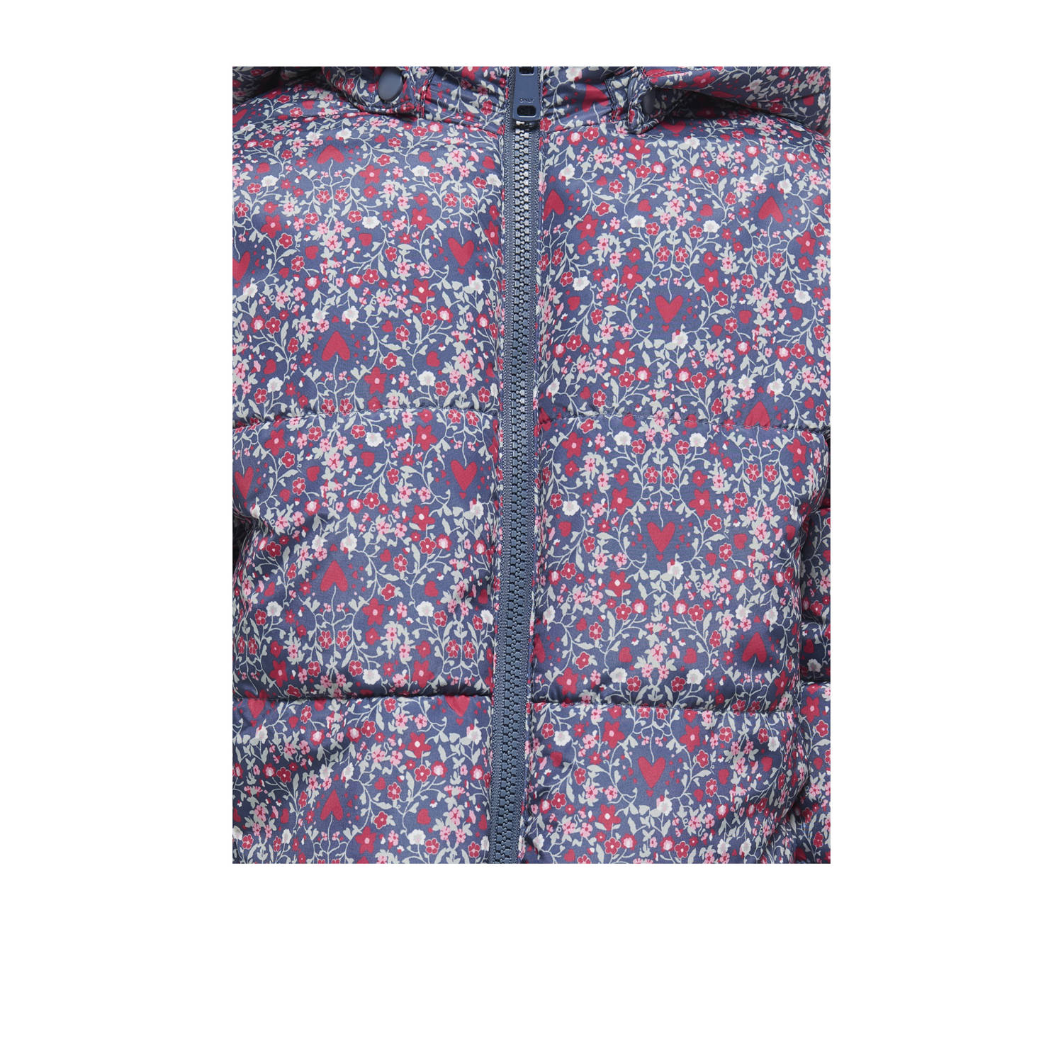 ONLY KIDS MINI gewatteerde jas blauw