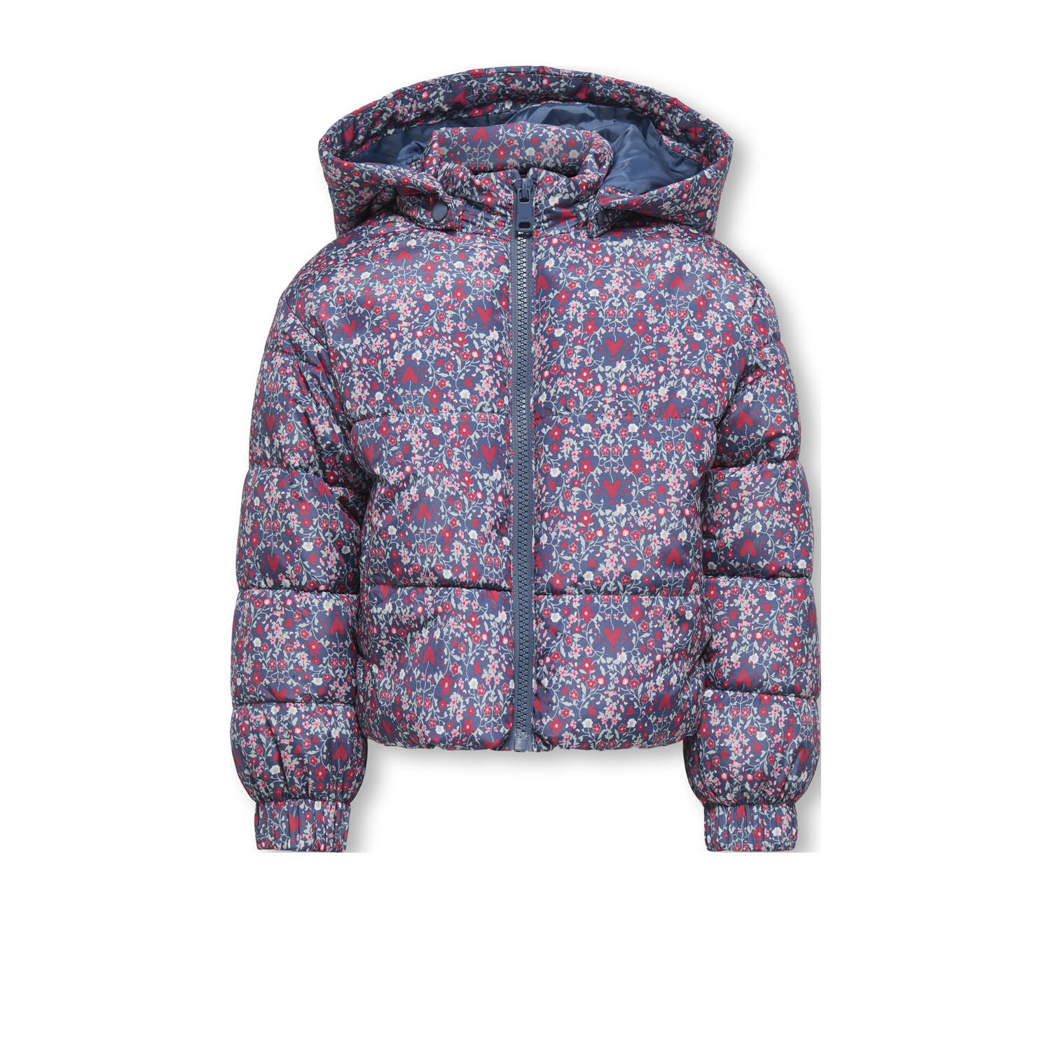 ONLY KIDS MINI gewatteerde jas blauw