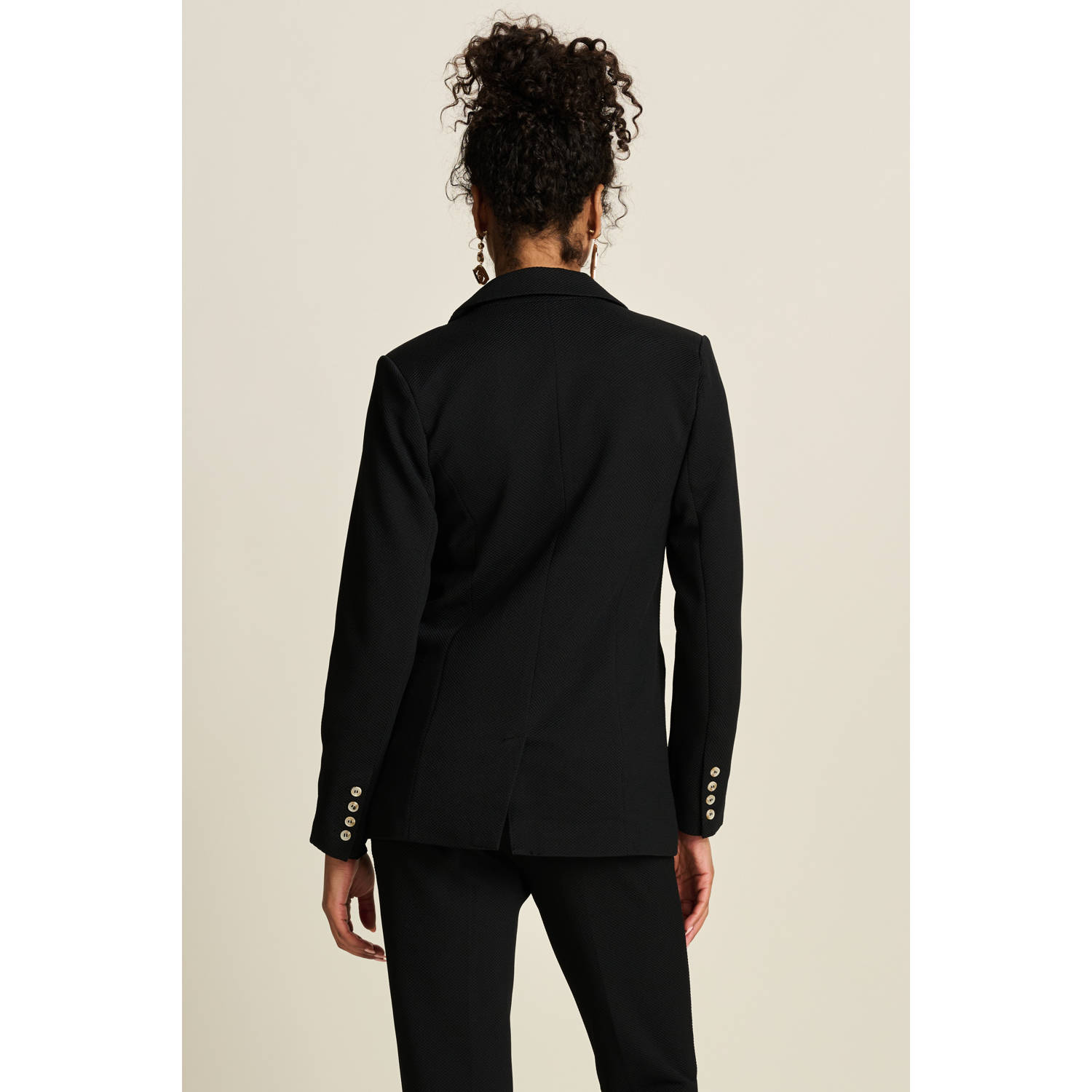 POM Amsterdam regular blazer zwart