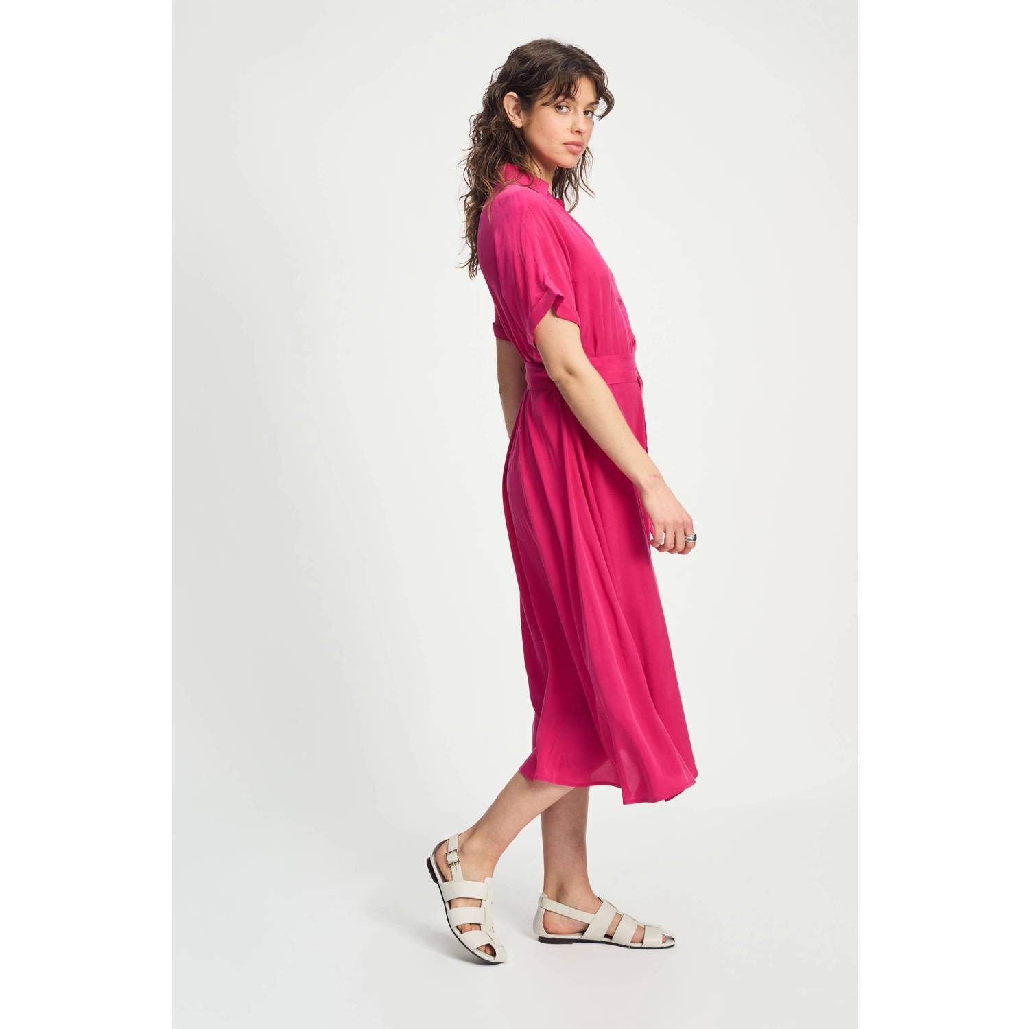 POM Amsterdam zomerjurk roze