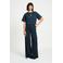 POM Amsterdam wide leg regular waist pantalon donkerblauw