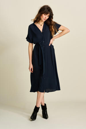 blousejurk donkerblauw