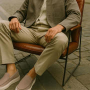 thumbnail: Manfield suède loafers beige