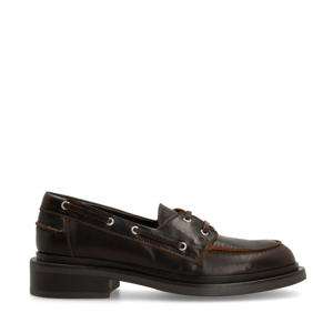 leren bootschoenen bruin