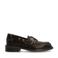 Manfield leren bootschoenen bruin