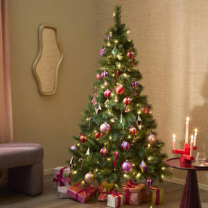 Verlichte kerstboom Narvik (h185x102 cm)