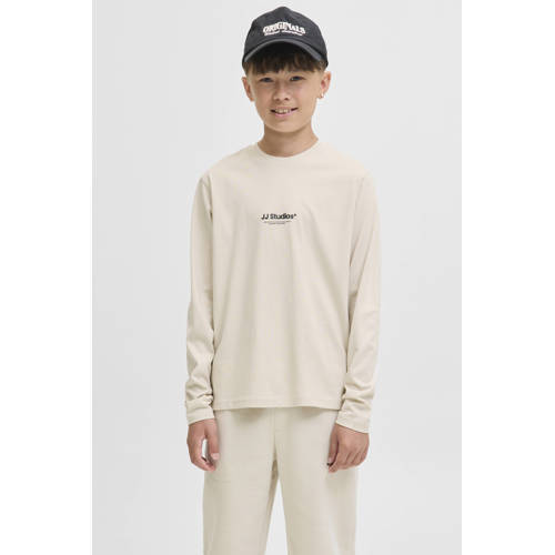 JACK & JONES JUNIOR longsleeve lichtgrijs afbeelding