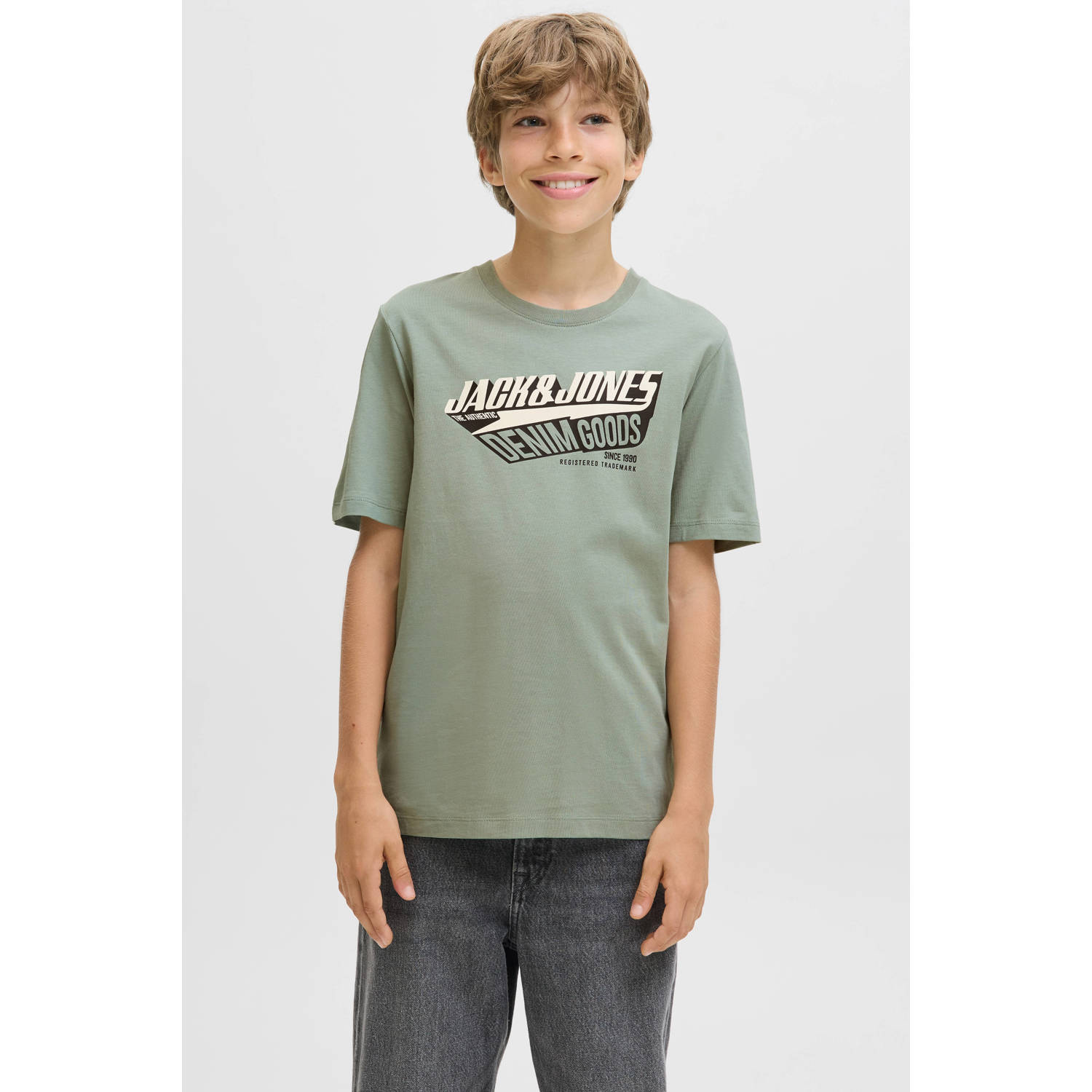 JACK & JONES JUNIOR T-shirt lichtgroen