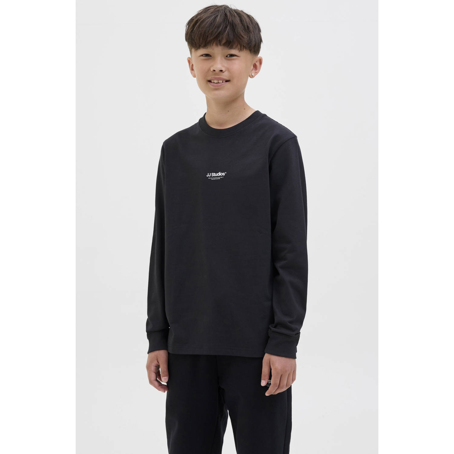 JACK & JONES JUNIOR longsleeve zwart