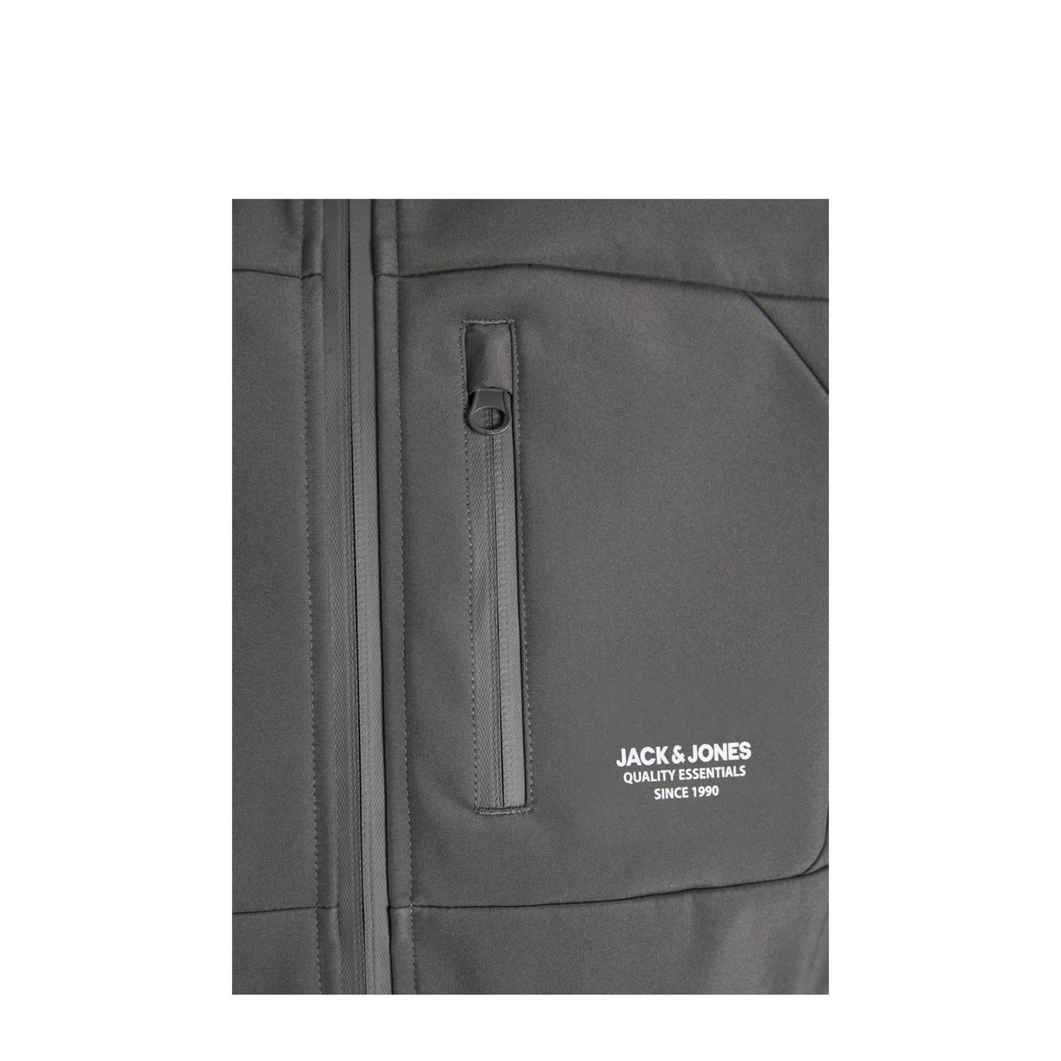 JACK & JONES JUNIOR softshell jas grijs