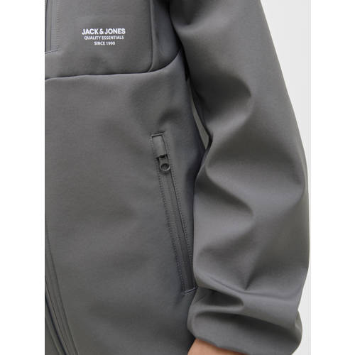 JACK & JONES JUNIOR softshell jas grijs afbeelding