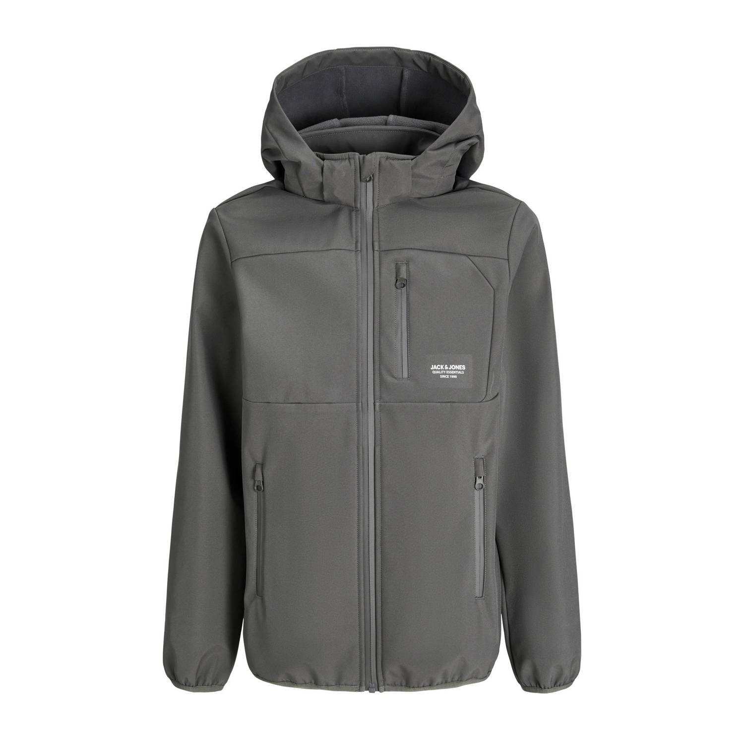JACK & JONES JUNIOR softshell jas grijs