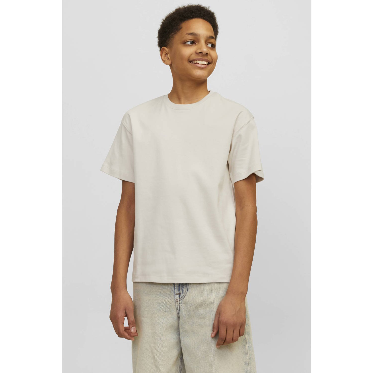 JACK & JONES JUNIOR T-shirt ecru