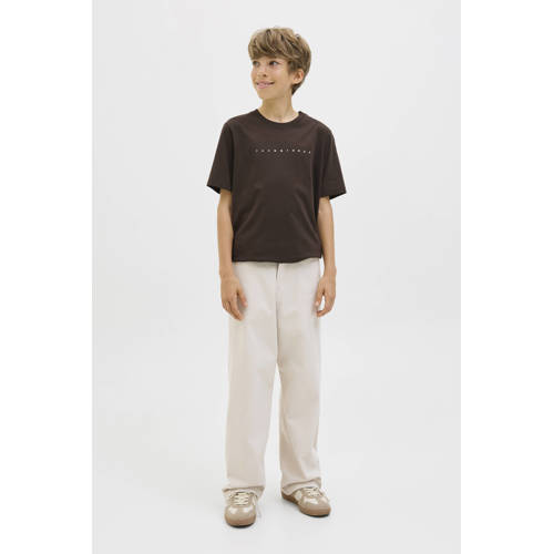 JACK & JONES JUNIOR T-shirt donkerbruin afbeelding