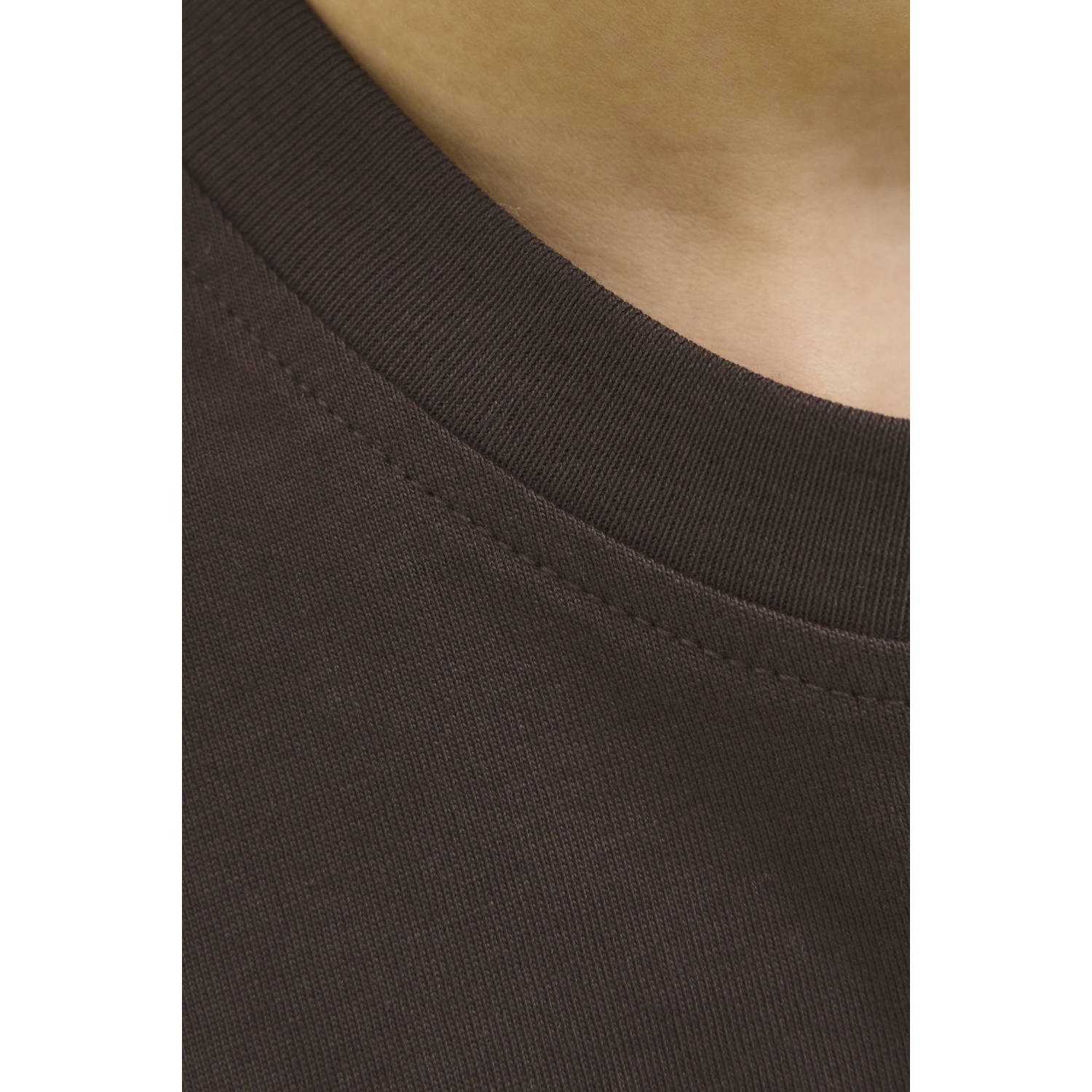 JACK & JONES JUNIOR T-shirt donkerbruin