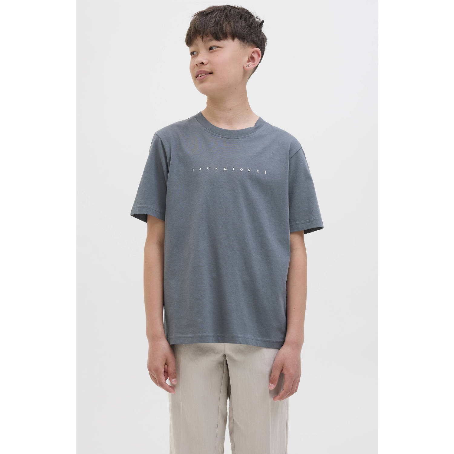 JACK & JONES JUNIOR T-shirt grijsblauw