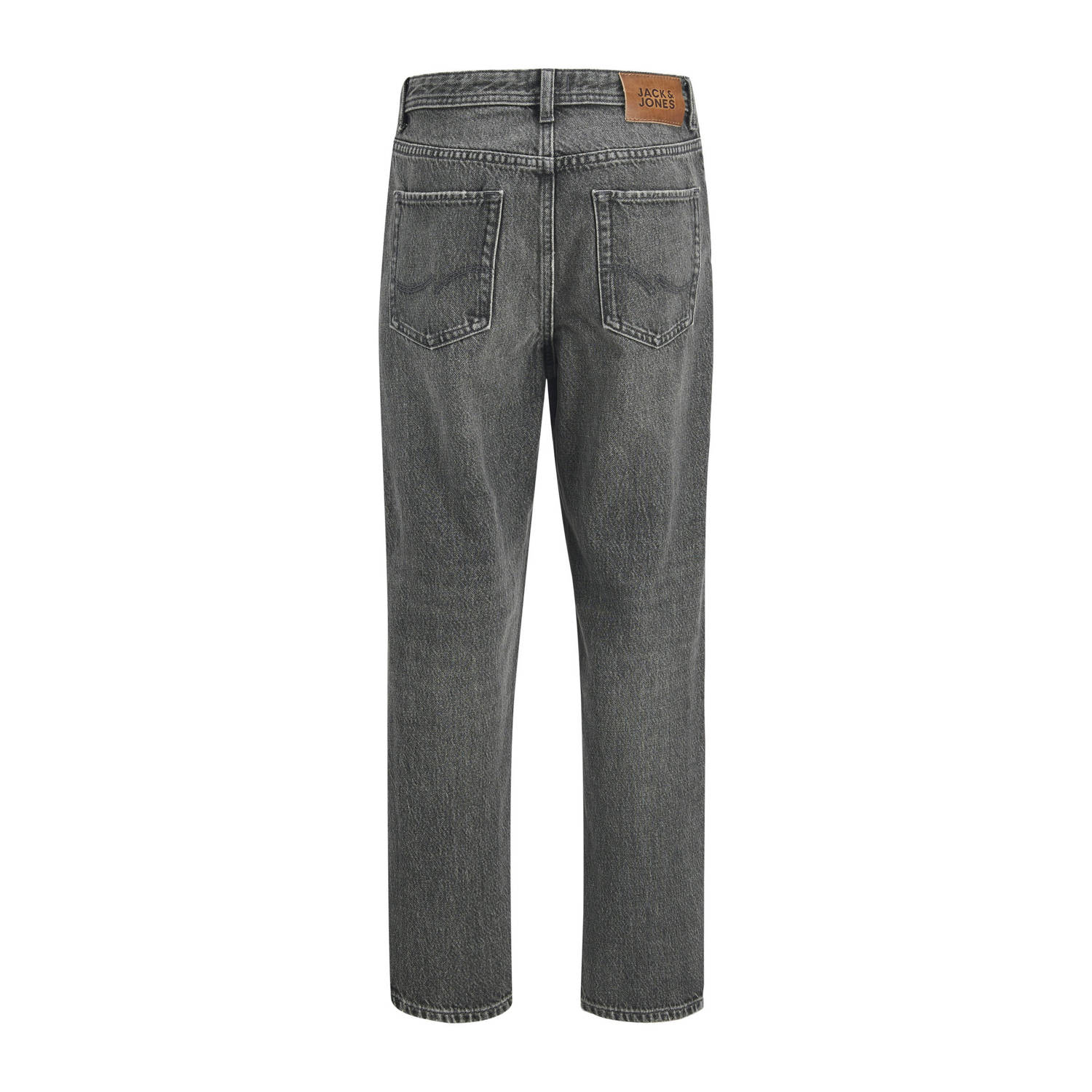 JACK & JONES JUNIOR relaxed high waist loose fit jeans black denim