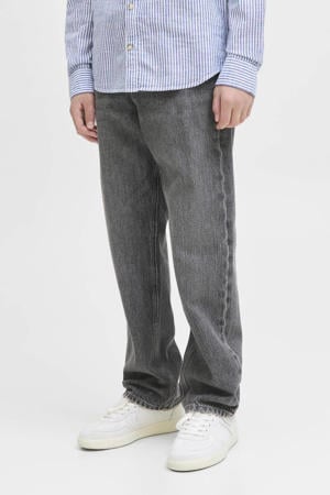 relaxed high waist loose fit jeans black denim