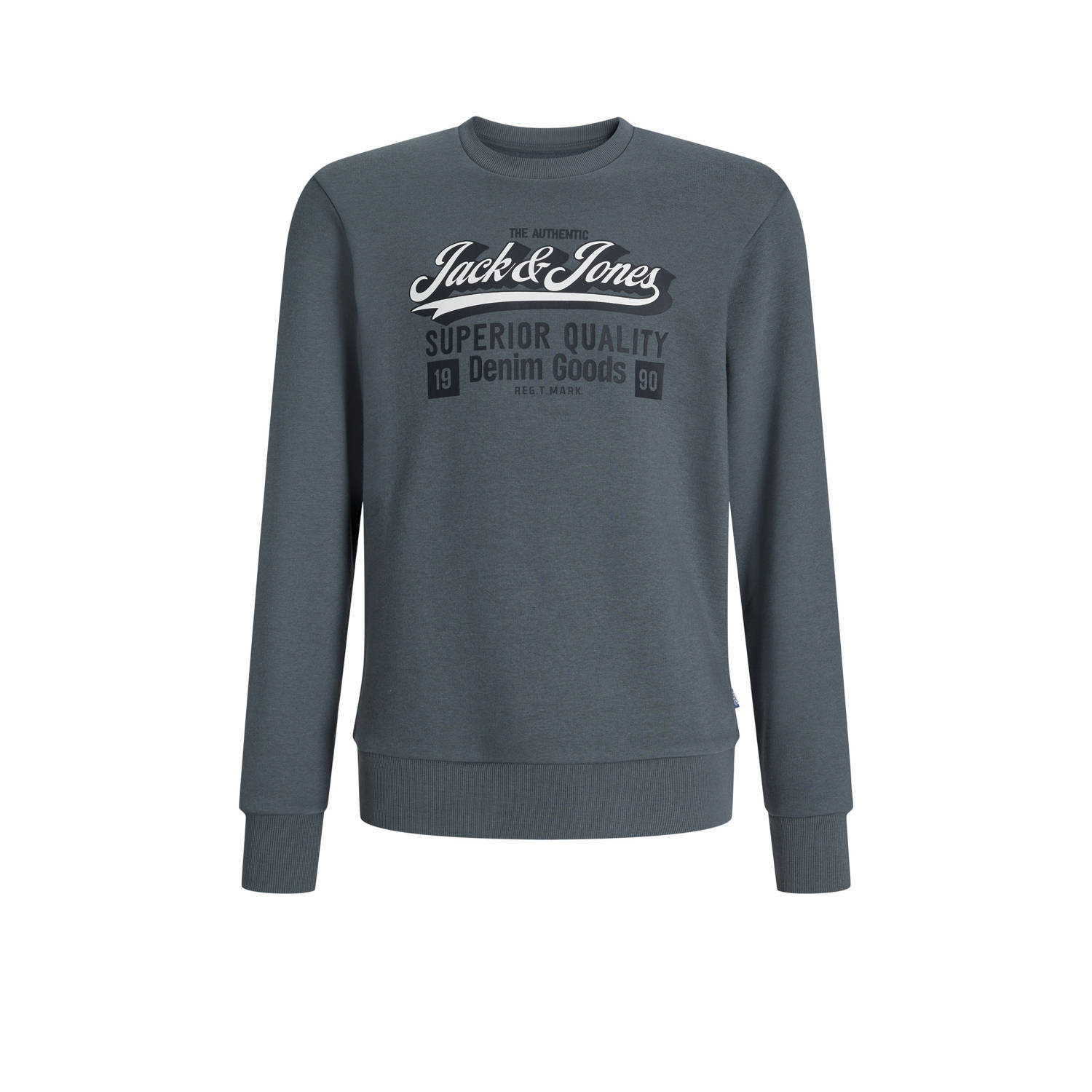 JACK & JONES JUNIOR sweater grijsblauw