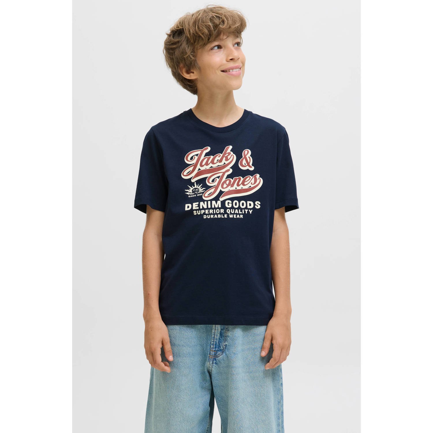 JACK & JONES JUNIOR T-shirt donkerblauw