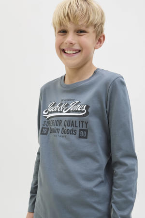 longsleeve grijsblauw