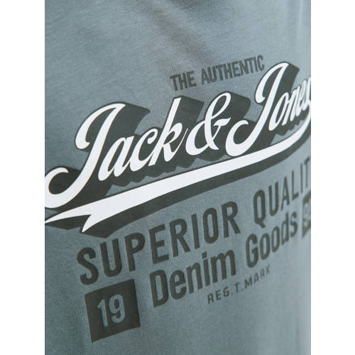 JACK & JONES JUNIOR T-shirt grijsblauw afbeelding