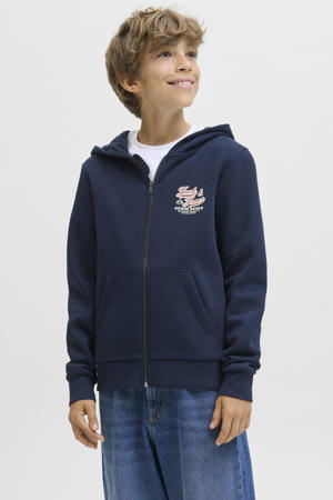 sweatvest donkerblauw